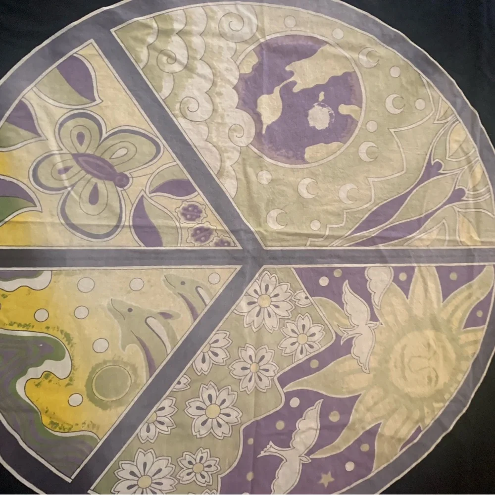 Dan Morris Gypsy Rose Tapestry 2002 Vintage Large Wall Hanging